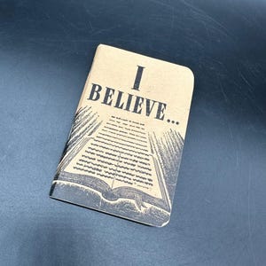 Vintage 1944 I Believe Paperback Book Meditations For Armed Forces Bureau For Men In Service Historical Religious