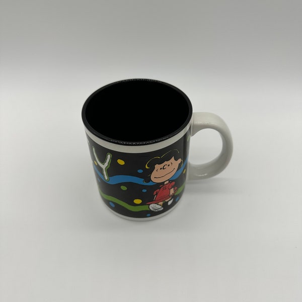 Vintage Coffee Mug Cup Lucy Peanuts Charlie Brown 1994