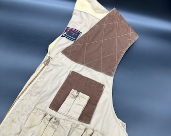 40s〜 BLUE BILL by RED HEAD Hunting Vest Medium Vintage 40s Blue Bill Red Head Canvas Hunting Vest Shotgun
