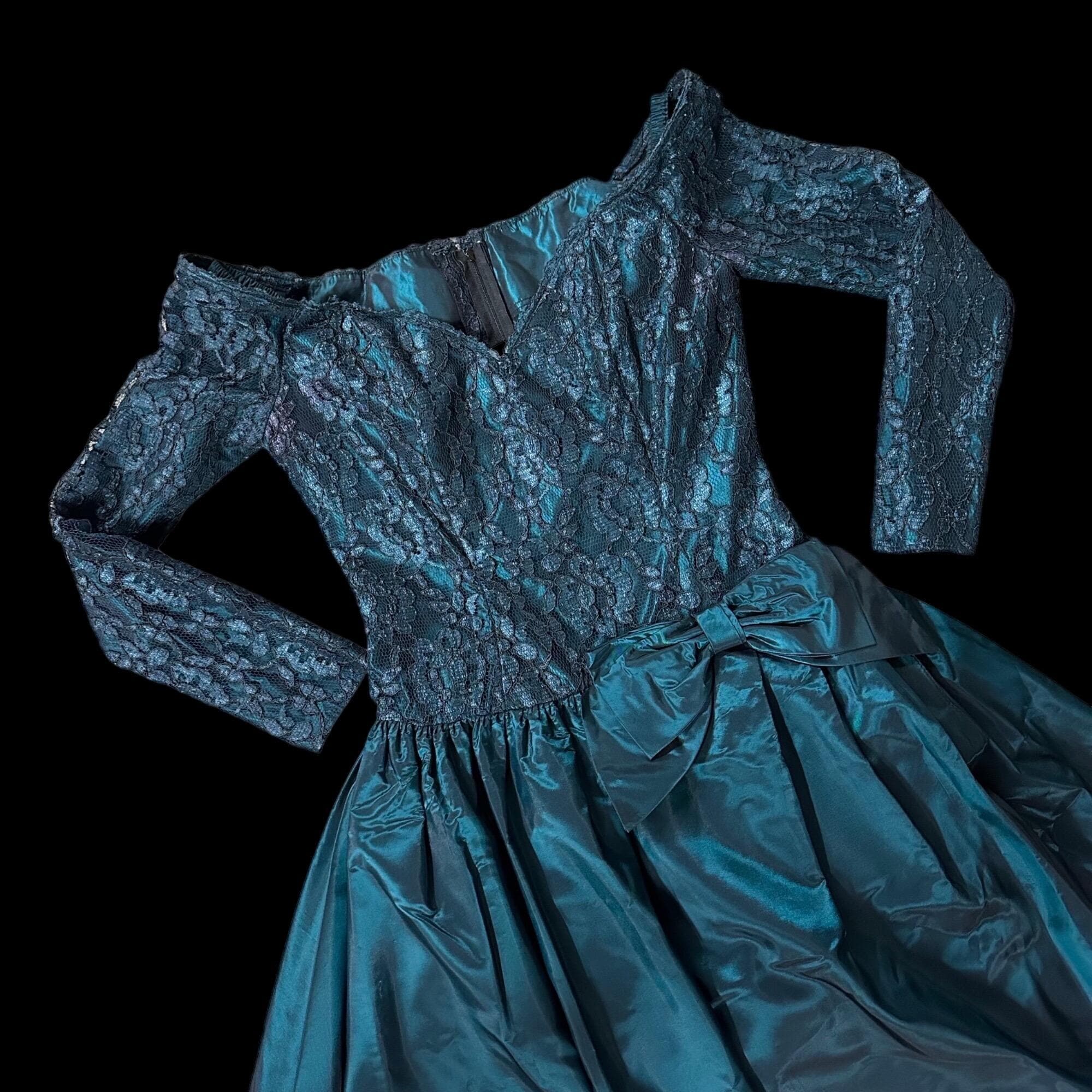 Dark Teal Formal Long Dress