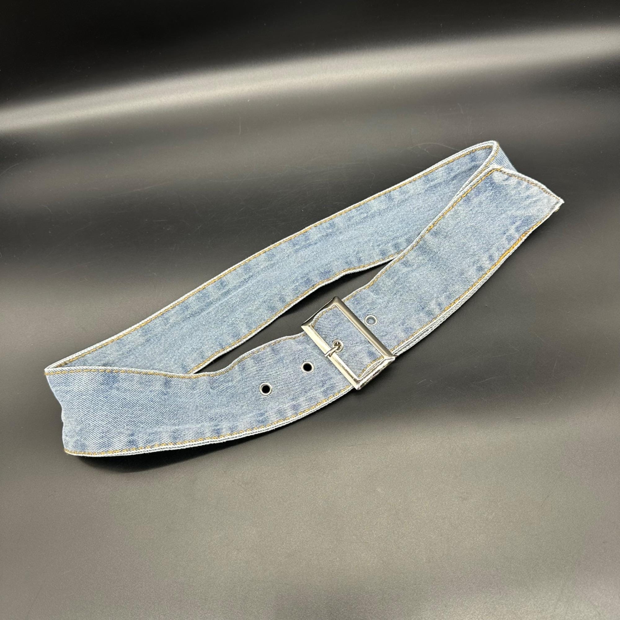 【mnem】Antique Buckle Denim Long Belt 61RvkTMIXsL._AC_SX342_.jpg