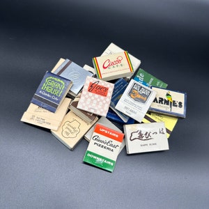 Vintage Matchbooks Matchboxes Hotel Bar Restaurant Souvenirs Matches Travel
