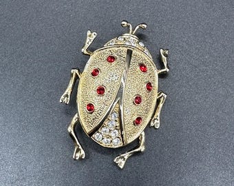 XL Broche Coccinelle Strass Épingle Broches Insecte Émail Strass XL Broche Coccinelle Strass Épingle Broches Insecte Émail Strass