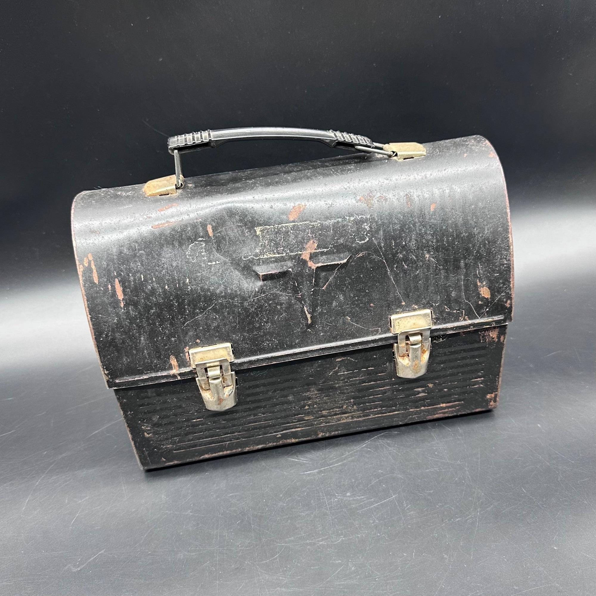 ビンテージ-50’s●メタルランチボックス黒●250124k8-bxs -1950s弁当箱ケース - Etsy 日本 Boxes Box, 1950's ビンテージ-50’s●メタルランチボックス黒●250124k8-bxs -1950s弁当箱ケース - Etsy 日本 Boxes Box, 1950's