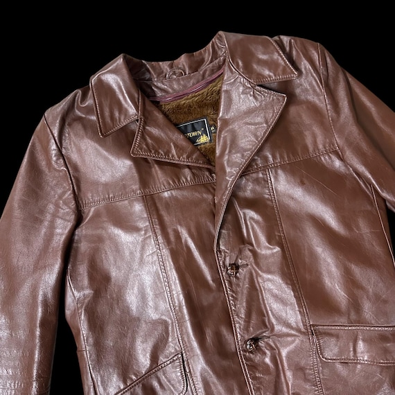 ジャケット・アウター 70s archive nappa leather jacket vintage Ultra Rare Vintage 70s Scandinavian Type Ranger Style Motorcycle