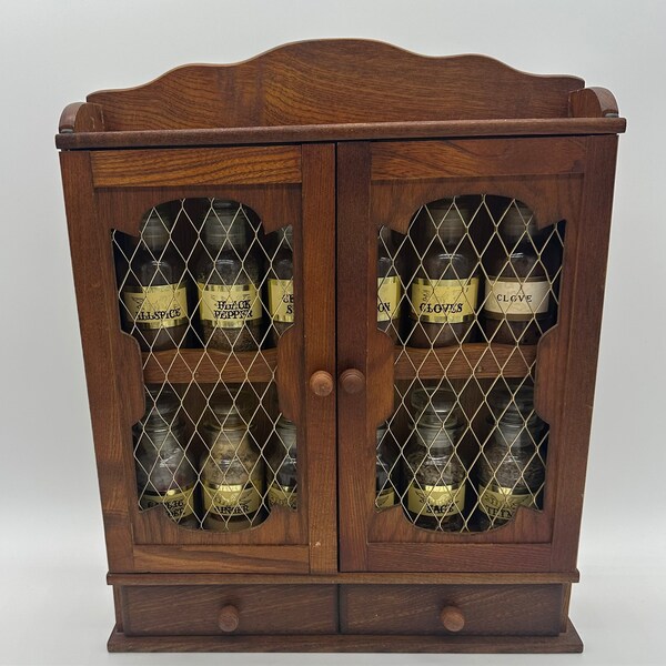 Vintage Spice Rack Etsy