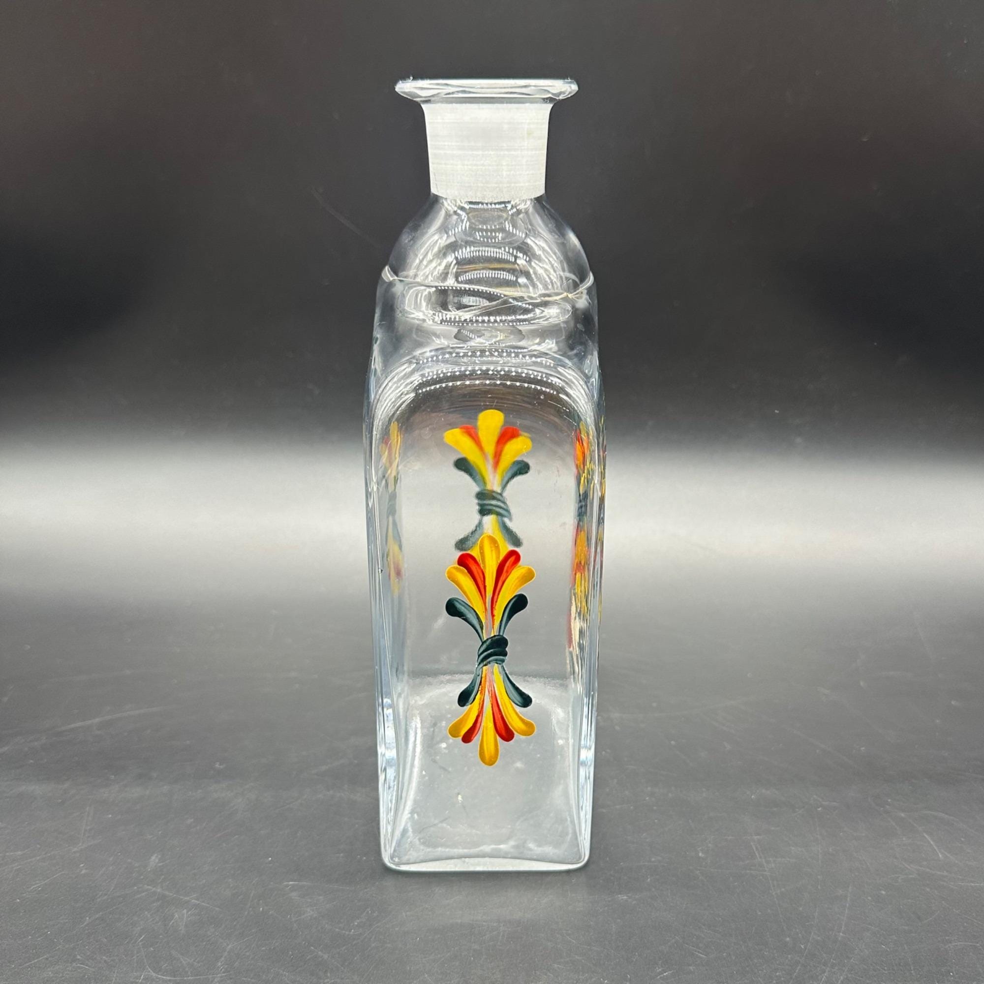 ガラス製デキャンタ 花模様 カットガラス デキャンタ – zakka store towi