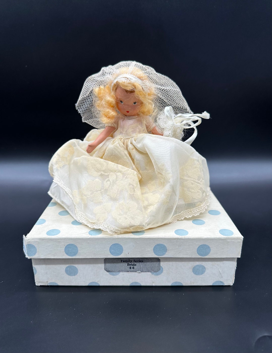 Nancy Ann Doll Vintage 86 Bride Family Series Porcelain Bisque