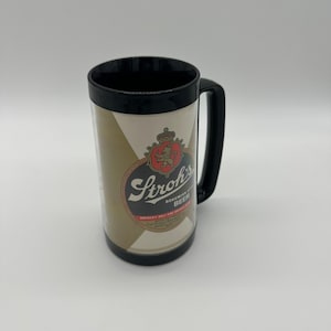 Vintage Insulated Cup Stroh’s Beer Thermo Serv USA