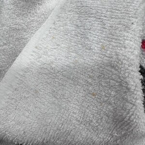 Vintage Ron Jon Surf Shop Beach Towel 1980s Red Black Surfer Advertising READ afbeelding 8