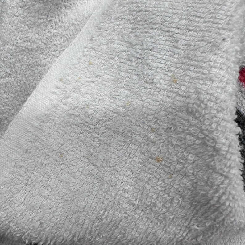 Vintage Ron Jon Surf Shop Beach Towel 1980s Red Black Surfer Advertising READ afbeelding 8