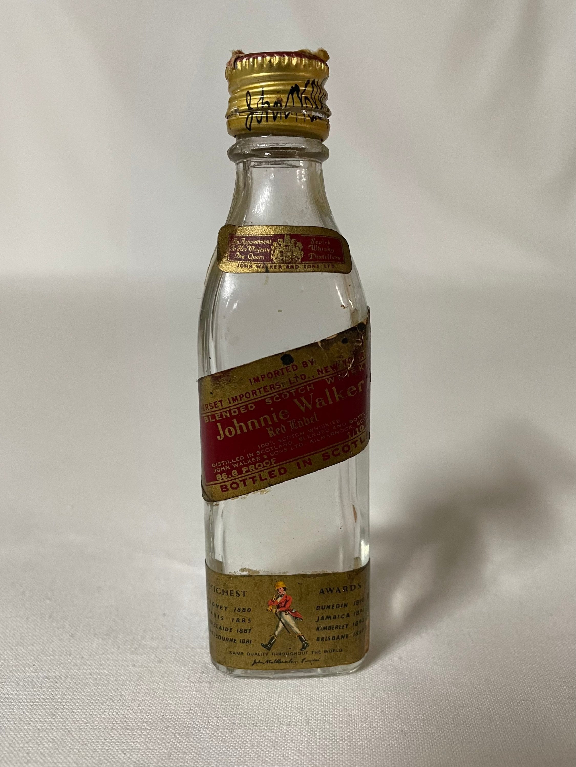 ヴィンテージ Johnnie Walker ディスプレイ ボトル