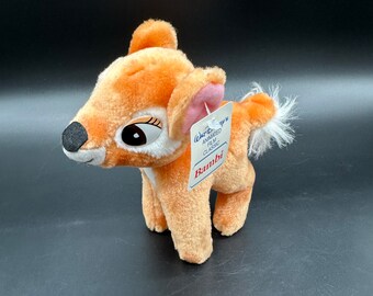 ウォルトディズニー バンビ レトロ ぬいぐるみ ヴィンテージ ウォルト ディズニー バンビ 1980年代 - バンビ