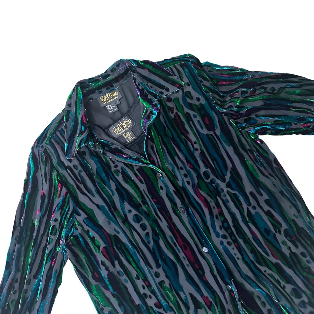 Bob Mackie Wearable Art ベロア調デザインシャツ il_1080xN.6836367319_e987.jpg