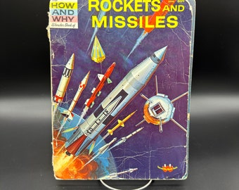 Vintage Paperback Rockets and Missiles Atomic Wonder Book How and Why