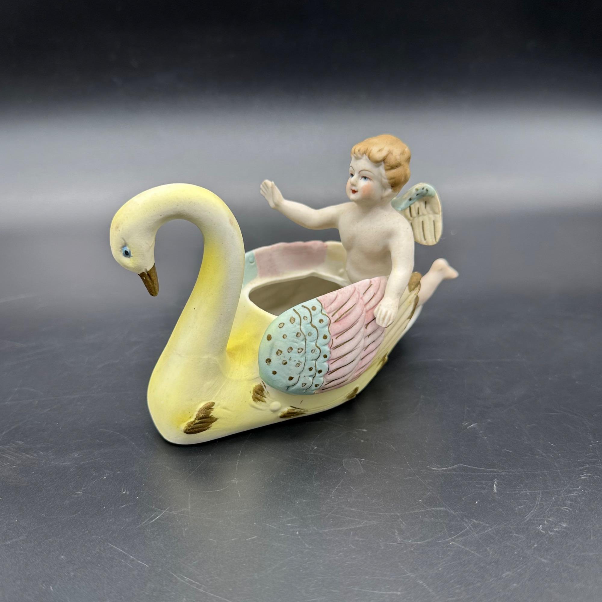 □未使用 1947-1952年 日本製輸出品！瀬戸ノベルティ CHIKUSA『天使と貝