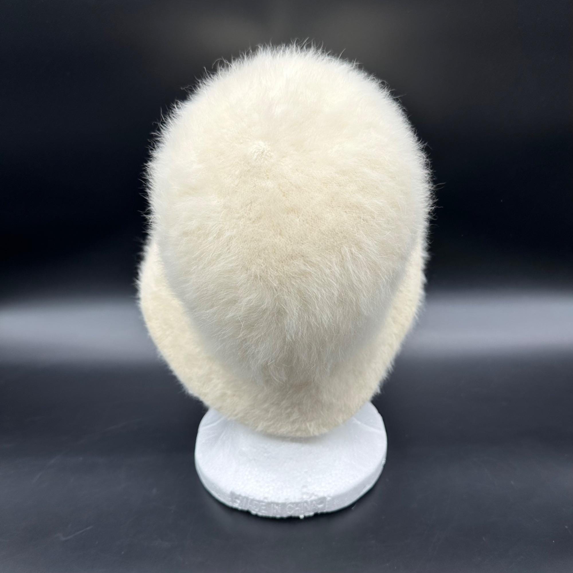 Vintage Hat White Fuzzy Bucket Womens Betmar France Warm Winter 1970s Retro Fash Betmar Hat Vintage - Etsy main image 4