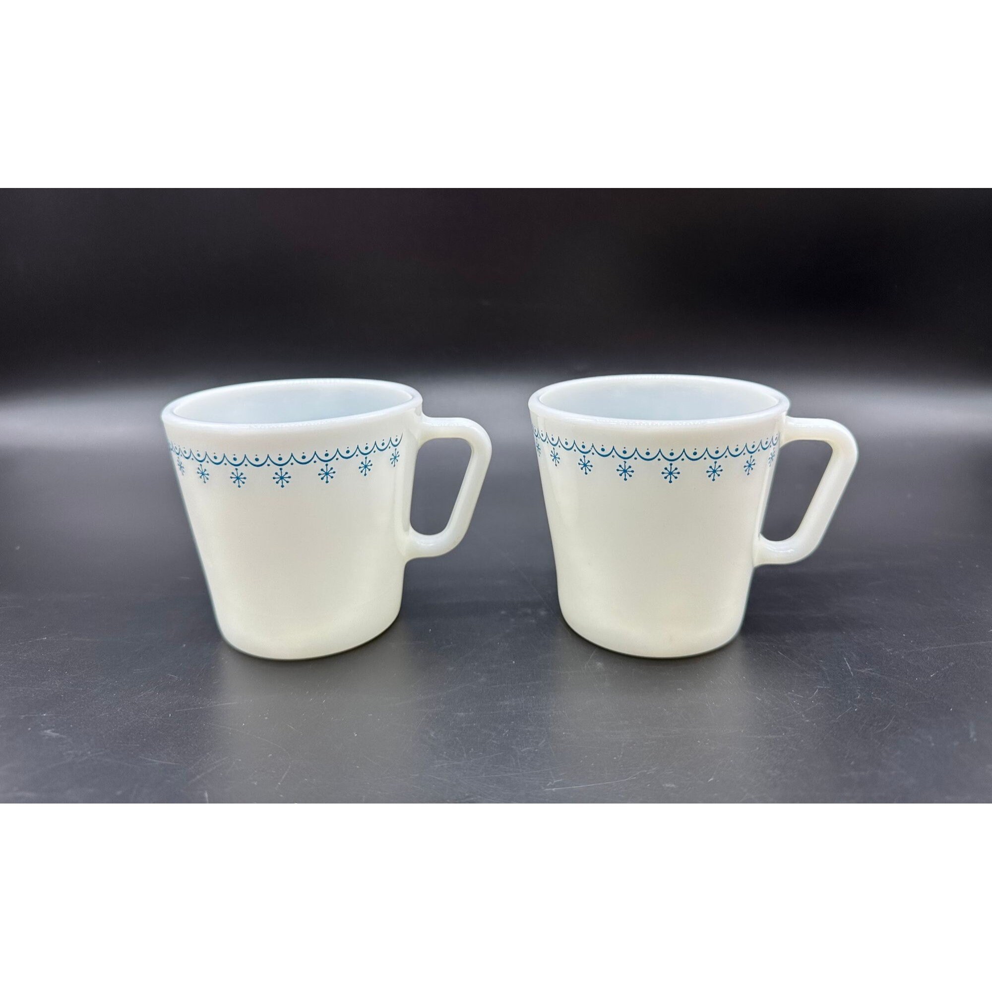 ヴィンテージ パイレックス マグカップ コーヒーカップ ブルー