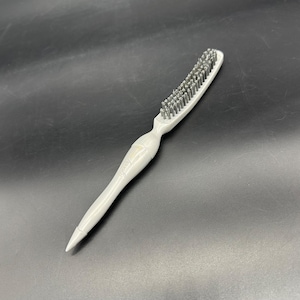 Vintage Goody Hair Brush Gray Plastic Volumizing Nylon Bristle Teasing Styling