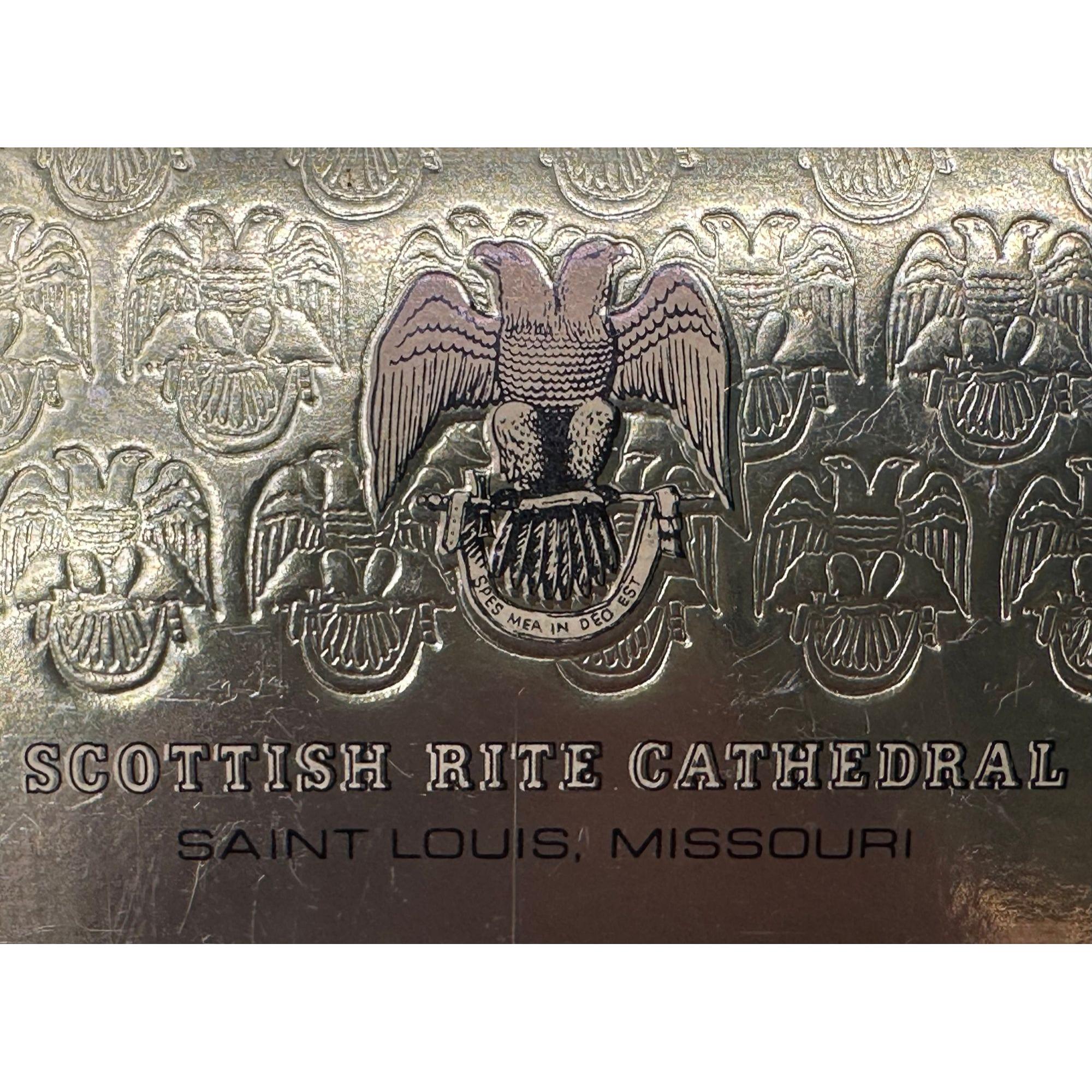ヴィンテージ マッチブック スコティッシュ ライト大聖堂 セントルイス