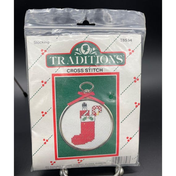 Kit point de croix compté - La maison du Père Noël - Luca-S