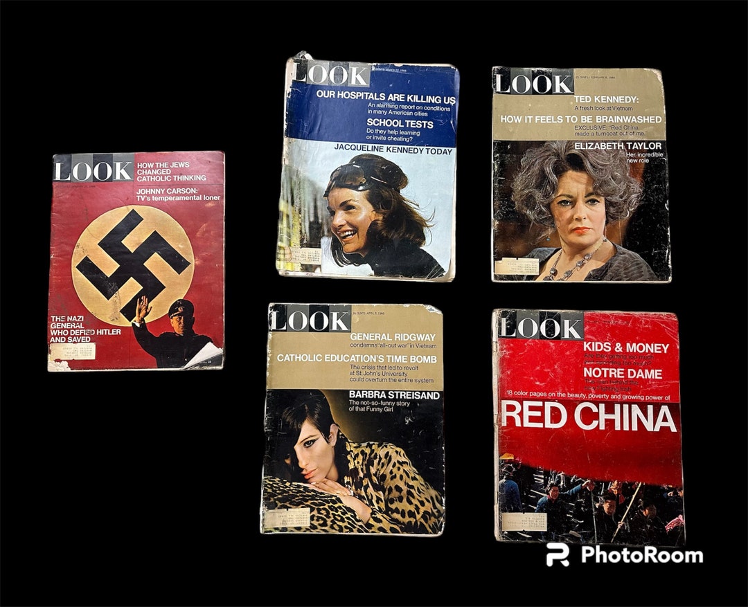 Vintage Look Magazines 1960s Elizabeth Taylor Jacqueline Kennedy