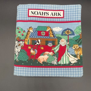 Vintage Noah’sArk Children’s Book Soft Fabric