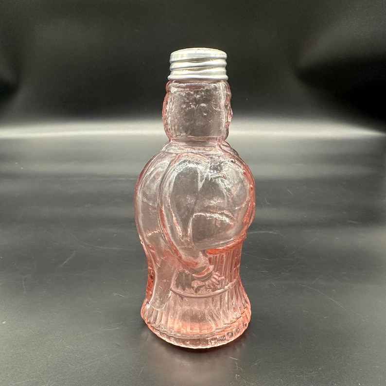 Pink Butler's Vintage Shaker Imperial Glass Pink Butler Depression Retro Damaged READ ...