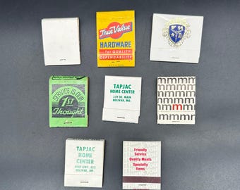 ヴィンテージ マッチブック 8冊セット 各種ブランドデザイン レトロ