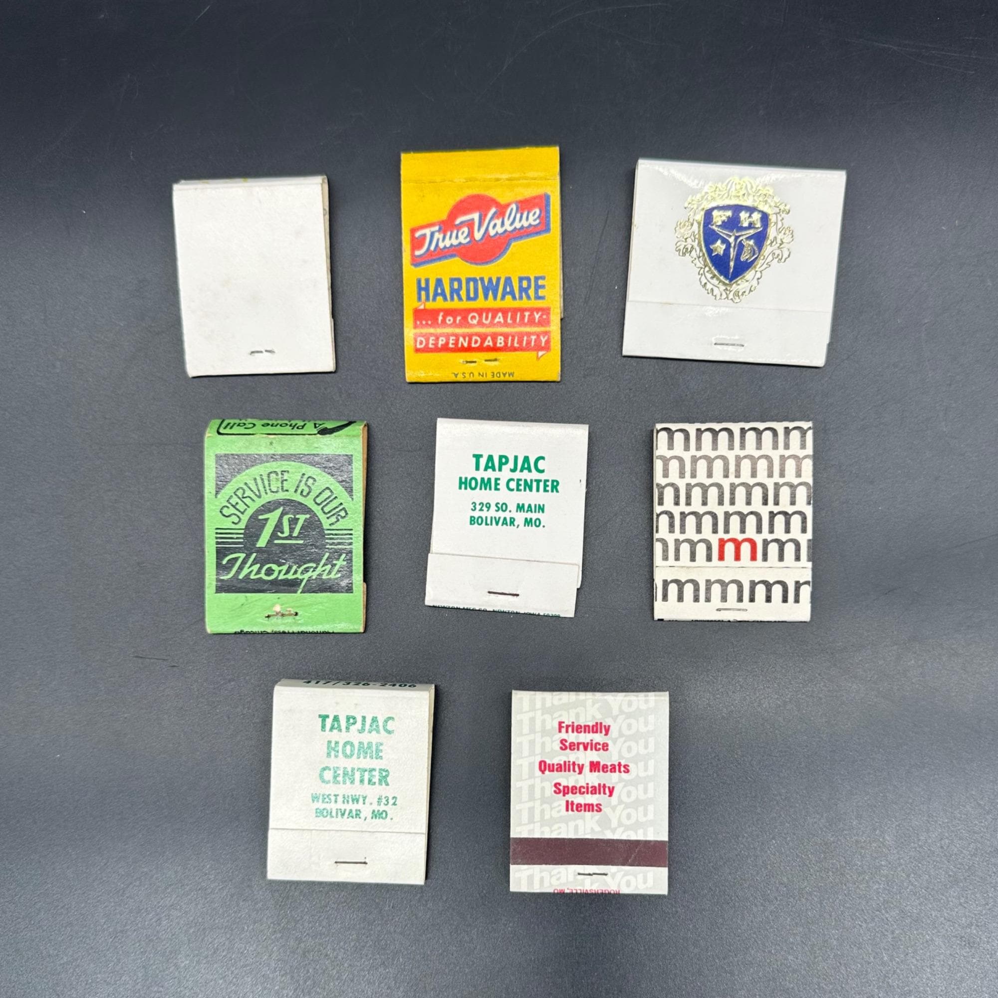 ヴィンテージ マッチブック 8冊セット 各種ブランドデザイン レトロ