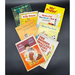 Vintage Childrens Paperback Book Lot By Scholastic Book Services 1960s-1980s