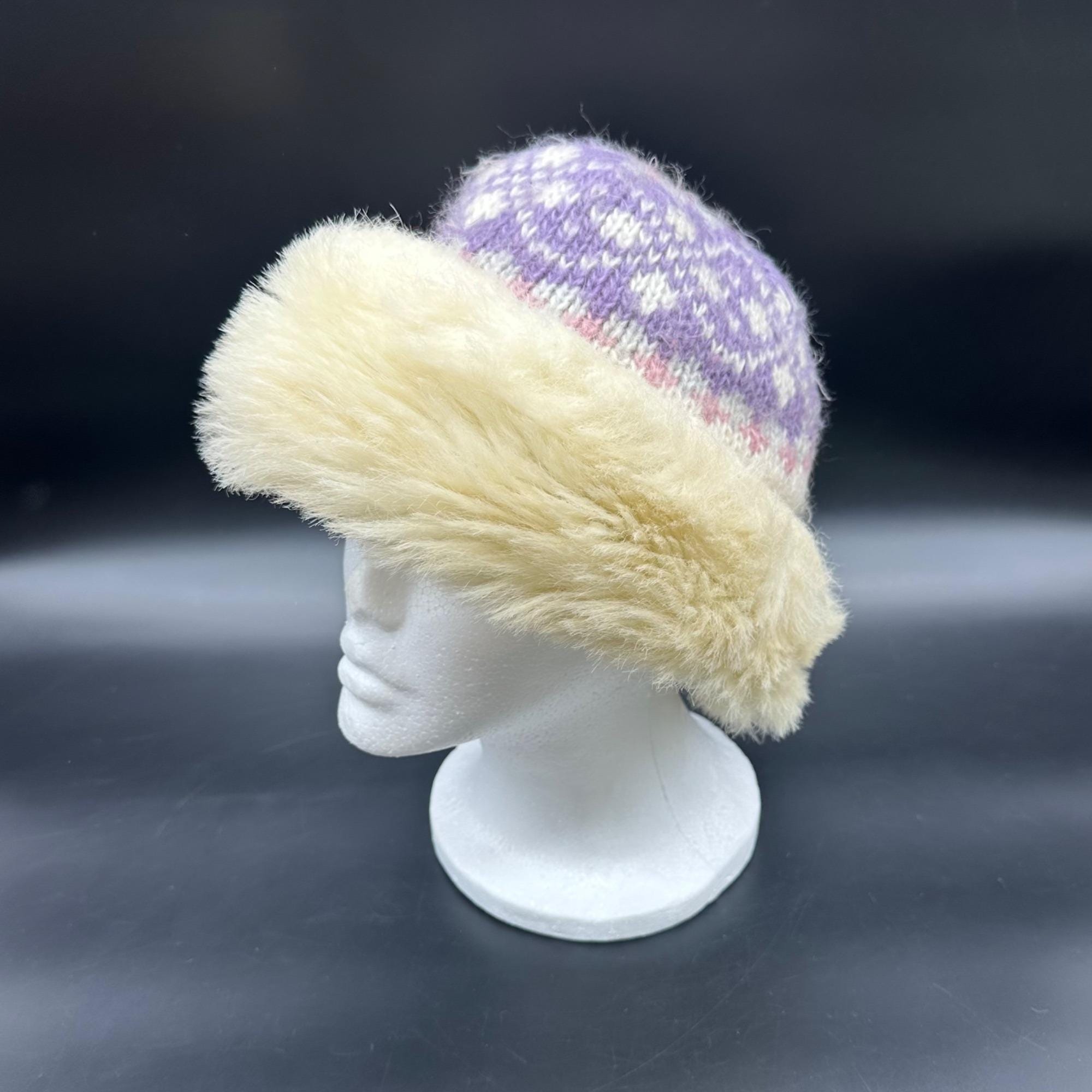 80s Aris Pastel Knit Hat Aris Knit Hat - Etsy main image 3