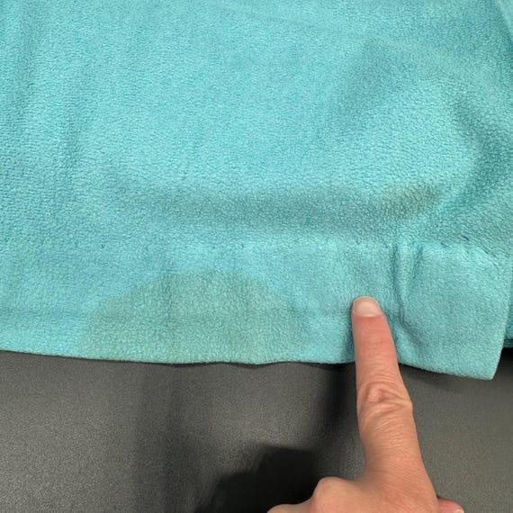 Vintage Housecoat Robe Duster Baby Blue Clouds 19… - image 7