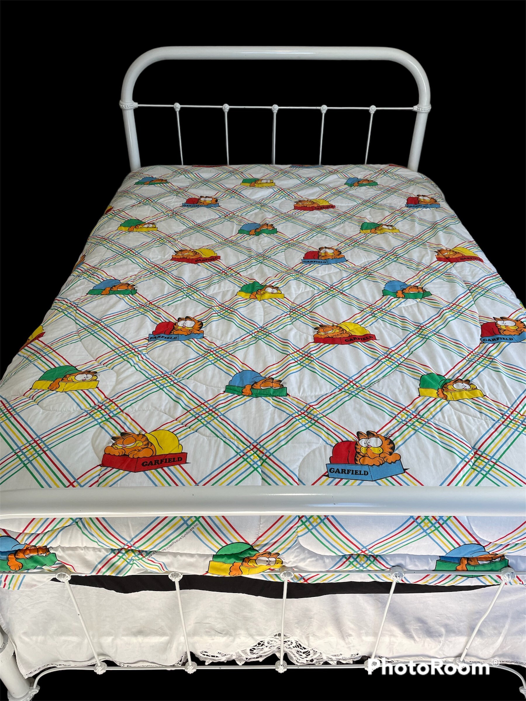 Vintage Garfield Comforter Blanket 1978 Twin - Etsy