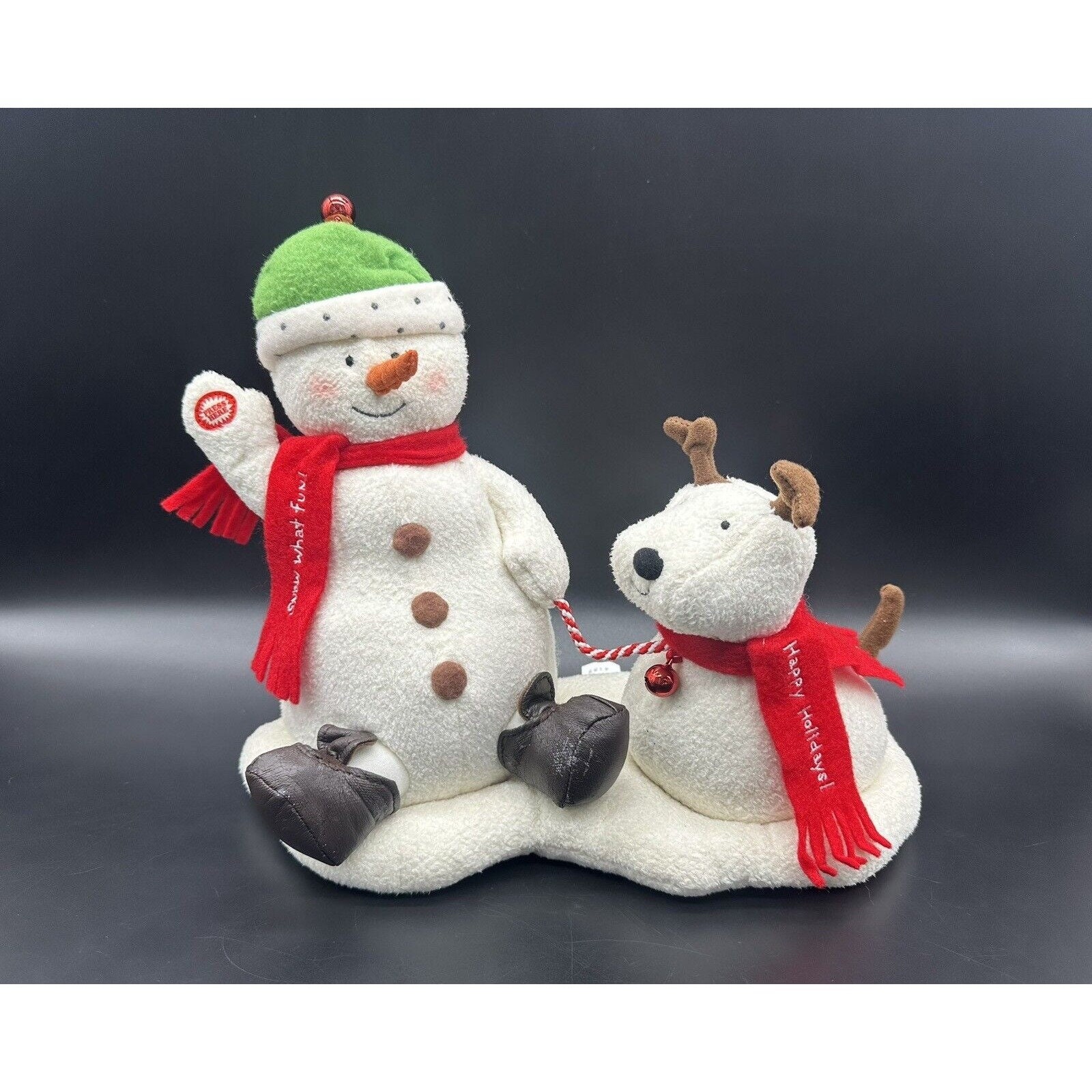 Hallmark snowman and dog jingle pals sale