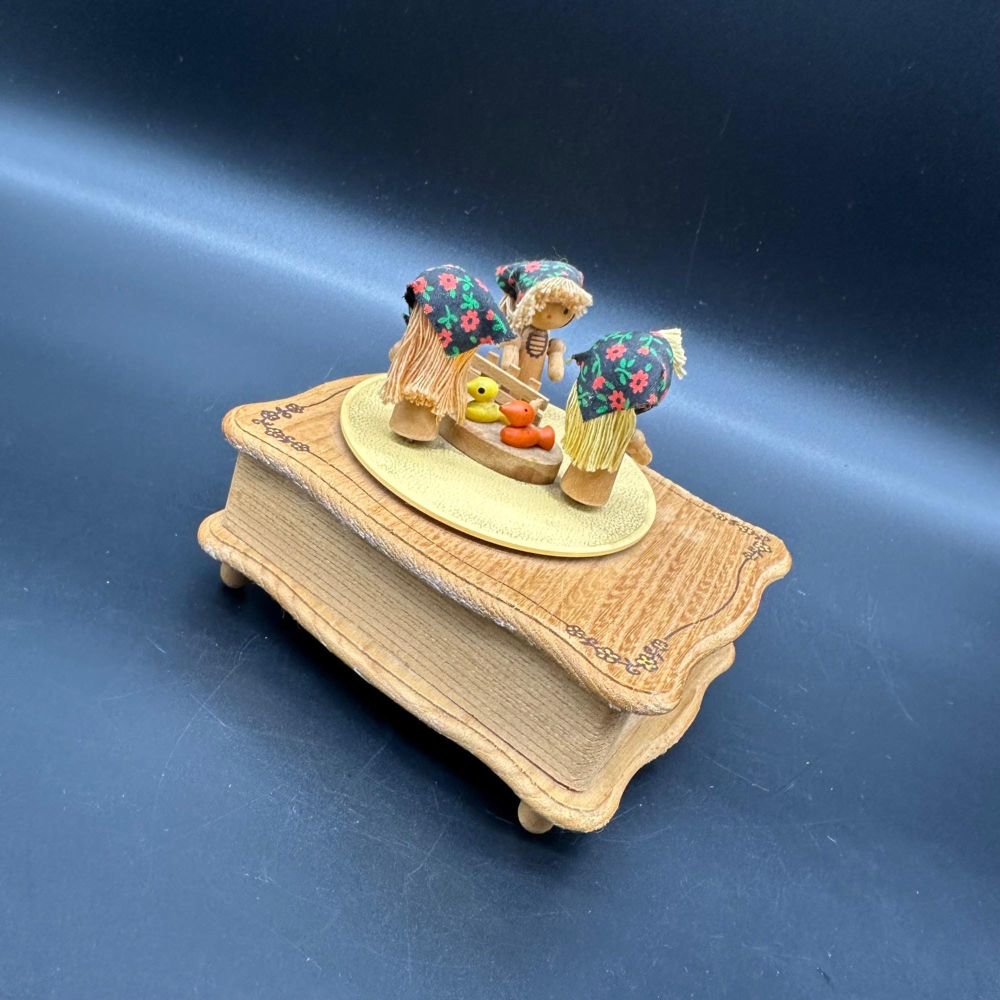 Schmid Wooden Music Box - Etsy