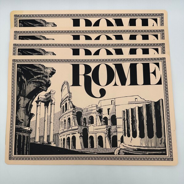 Italian Paper Placemats Etsy