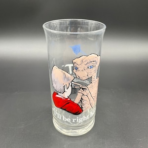 Pizza Hut Glass vintage ET Extra Terrestrial 1982 Édition Limitée