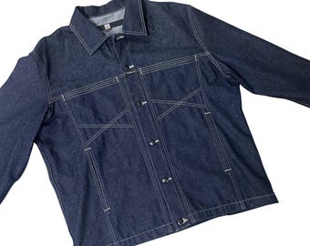 Marithe Francois Girbaud Mens Denim Jean Jacket XL 1990s Street