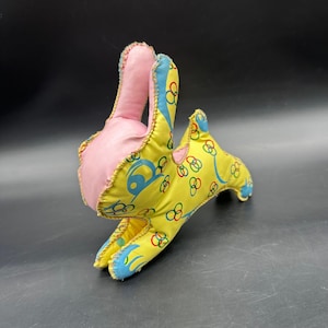 IDEALイエローバニー Vintage Yellow Bunny Plush - Etsy
