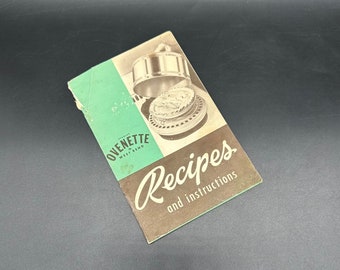 Vintage West Bend Ovenette Instructions and Recipes Booklet Cookbook 1950s