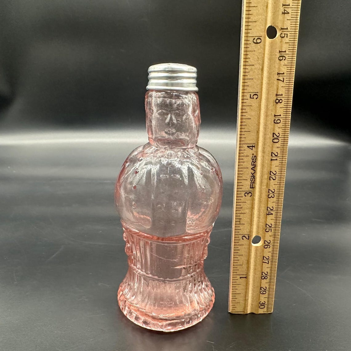 Pink Butler's Vintage Shaker Imperial Glass Pink Butler Depression Retro Damaged READ ...