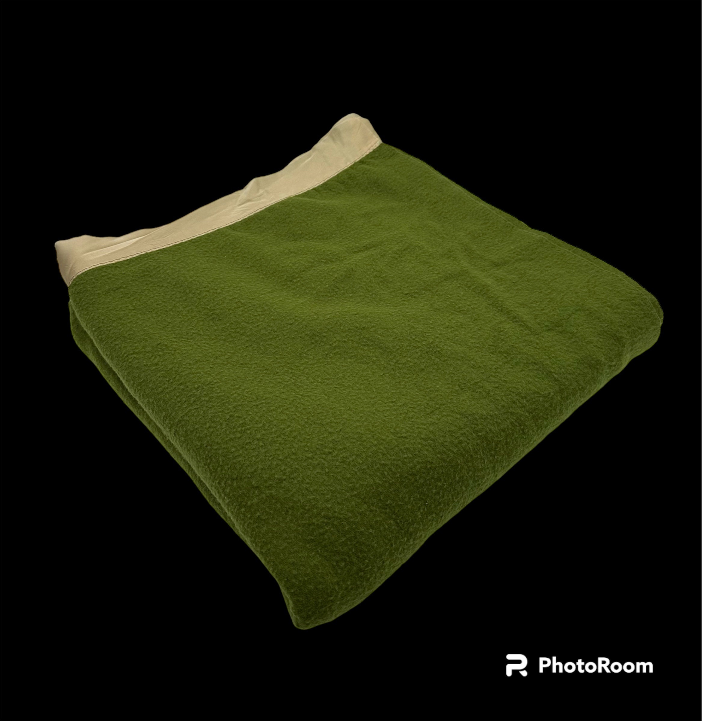 Wool Military Blanket With Satin Border Etsy
