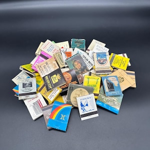 Vintage Matchbooks Covers Matches Hotels Advertising 1960s to 1990s Lot Retro