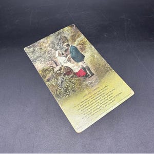 Antyczna pocztówka Żegnaj Noreen Opublikowano Cadiz Kentucky 1912 Vintage Poem Couple