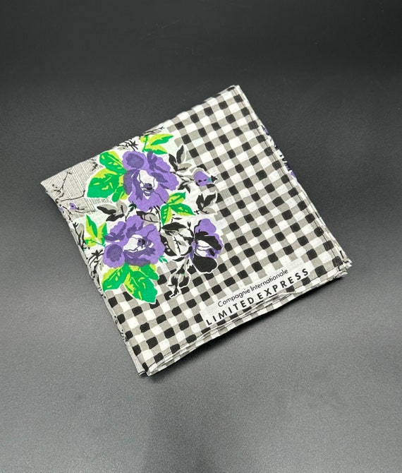 Vintage Floral Scarf Head Wrap Compagnie  Internat
