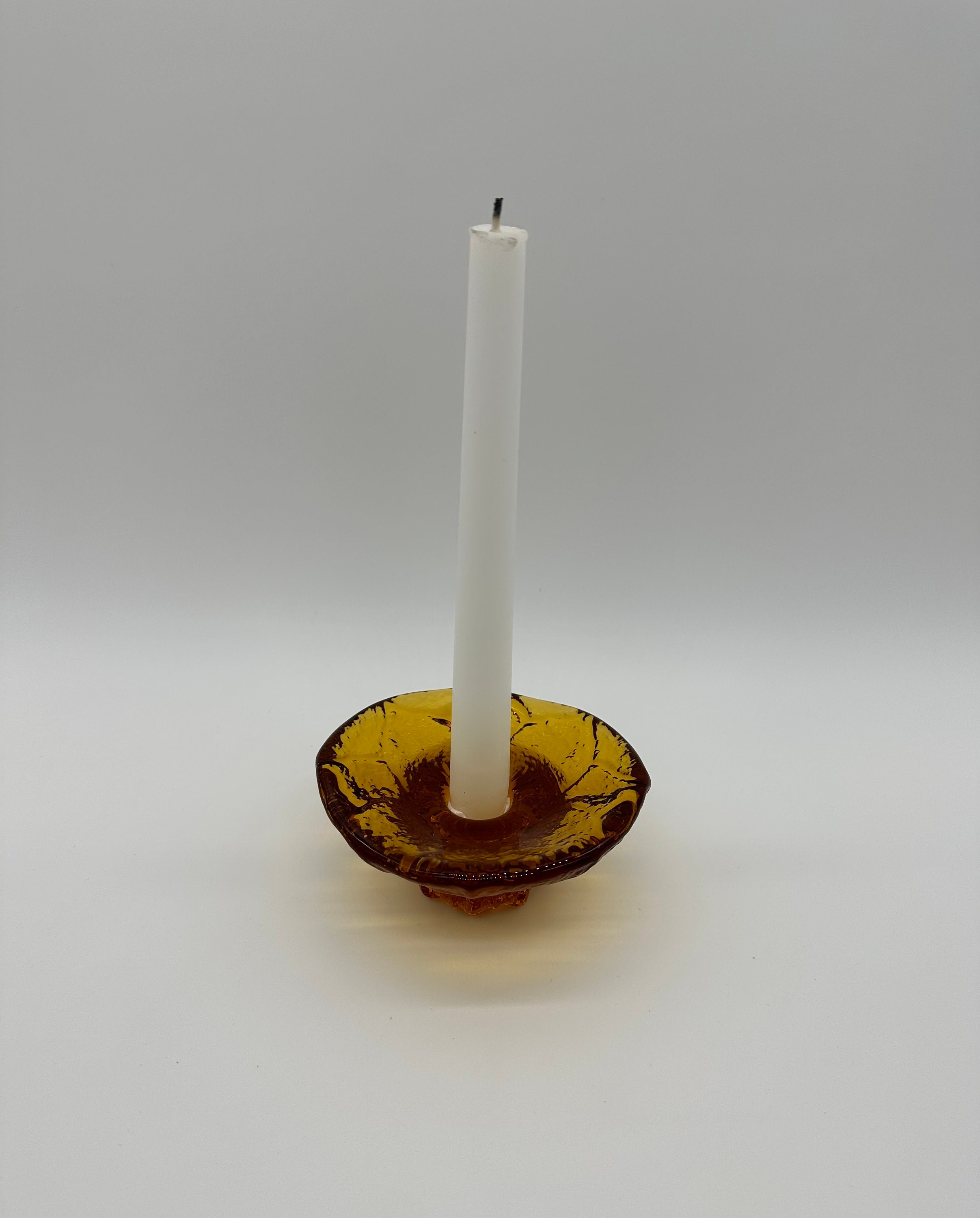 Blenko Candle Holder - Etsy Blenko Candle Holder - Etsy