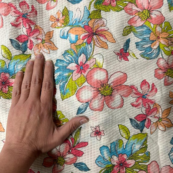 Vintage Duster Robe Housecoat Floral  Pockets Tro… - image 6