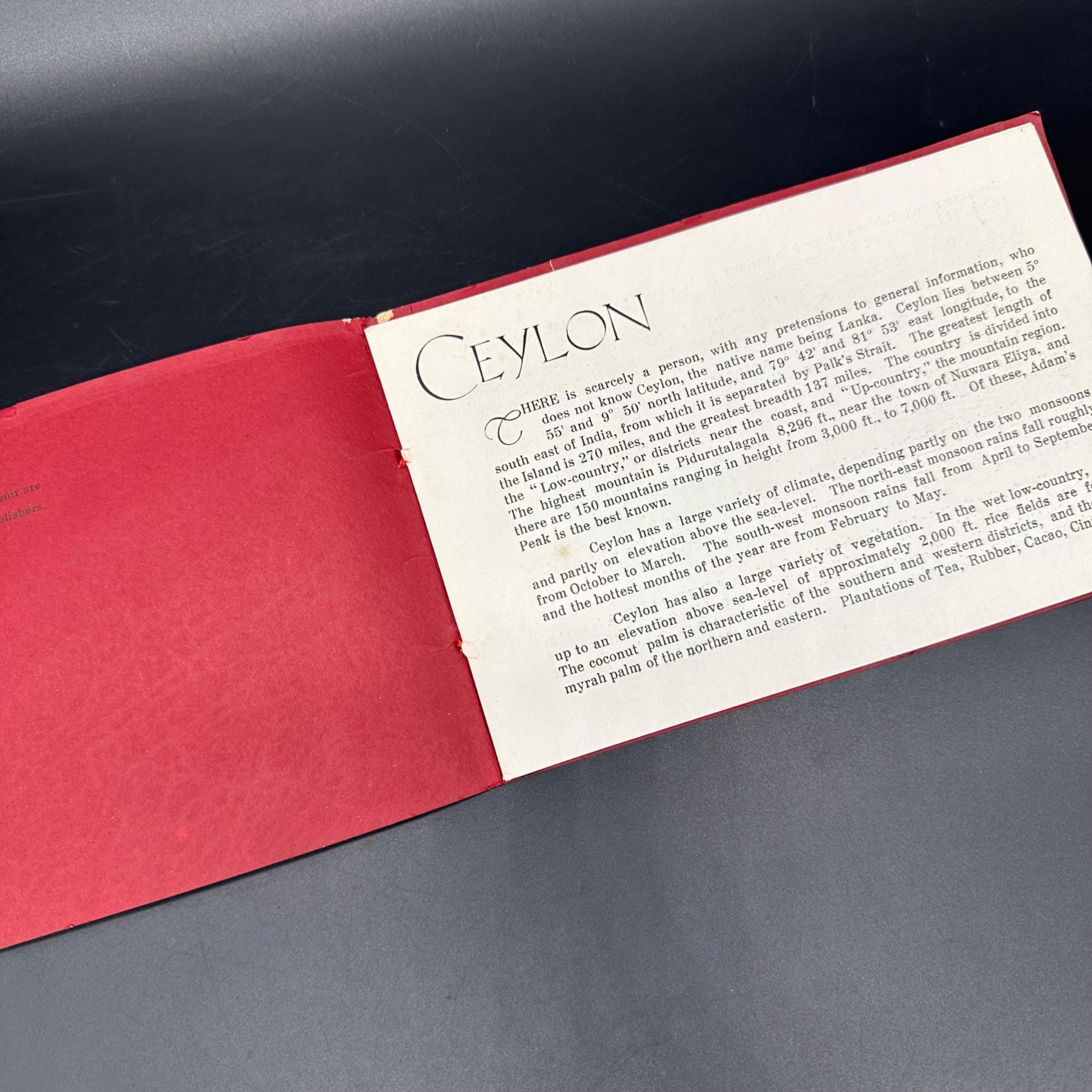 Vintage Ceylon Booklet Sri Lanka Native People Tribes Red String Book ...