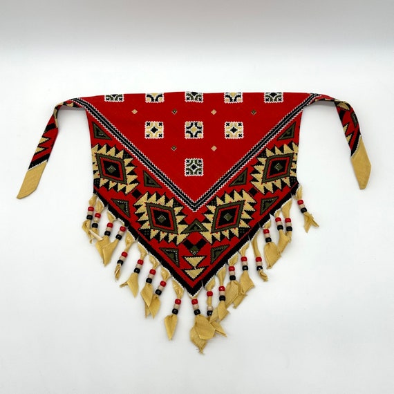 Vintage Bandanna Neckerchief Western Tribal Handm… - image 2